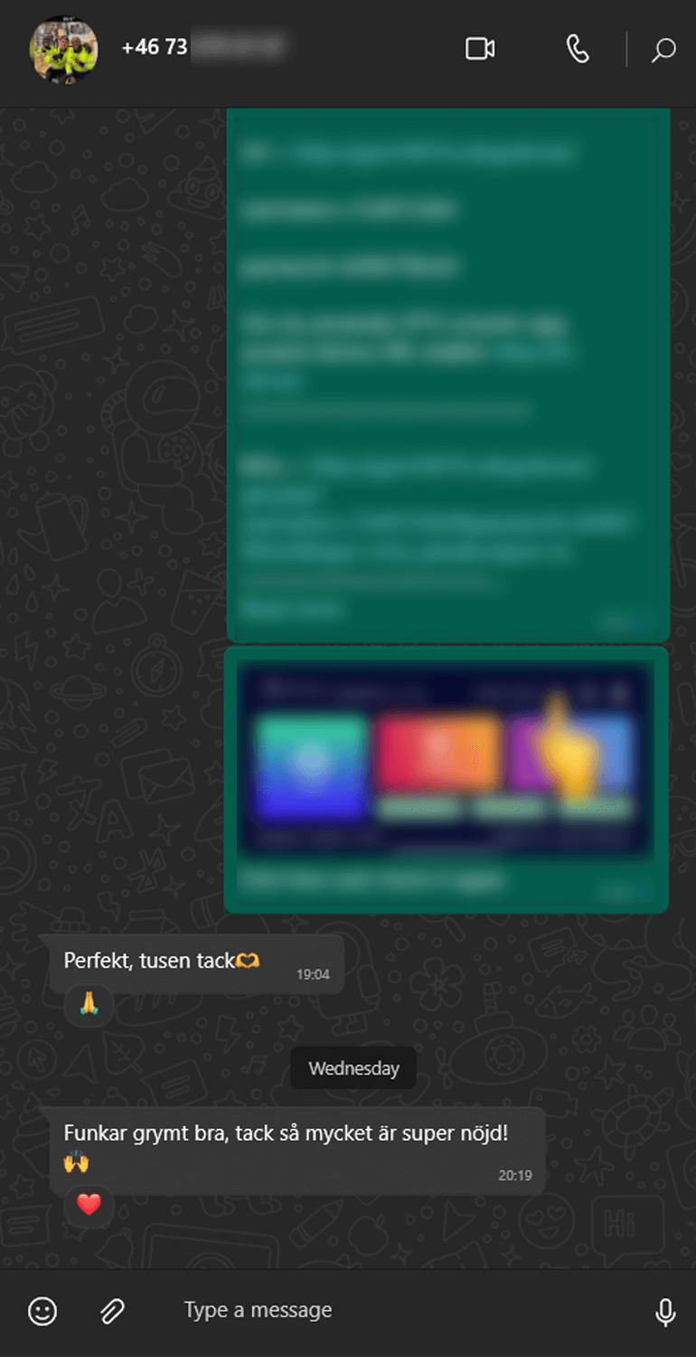 Tillgång till Svenska, Norska och Danska Kanaler